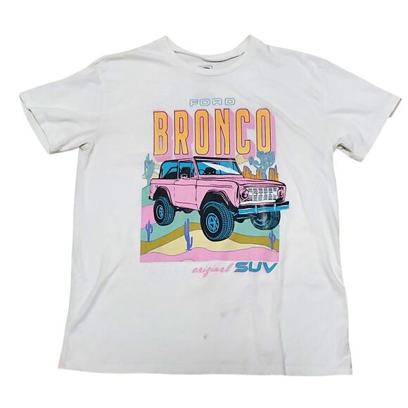 Women's Ford Bronco Short Sleeve Graphic T-Shirt Large Official Licensed Product - Picture 1 of 8